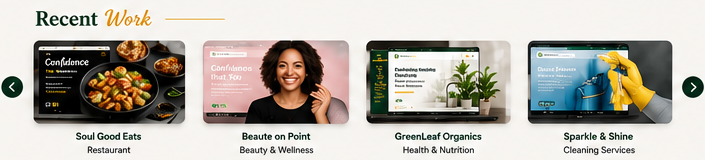 Recent website examples
